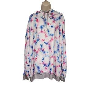 GLITZY GIRLZ Tie Dye Long Sleeve Hoodie Jacket Size 2XL